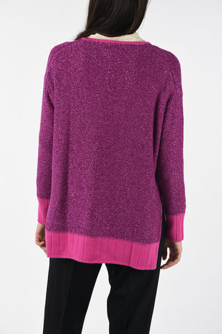 lurex v-neck sweater