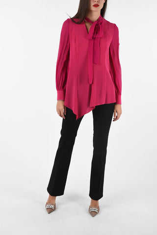 STUDIO tie neck blouse NUNZIO with cufflinks 