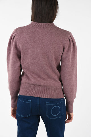  ETOILE crew-neck sweater KELAYA with juliet sleeves