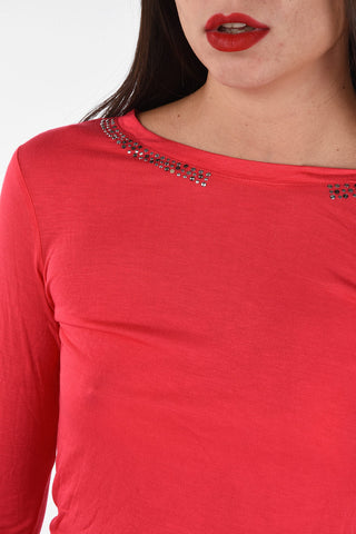 ARMANI JEANS Studded T-shirt