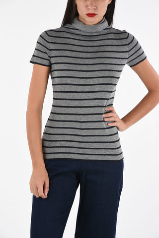 COLLEZIONI Striped Knitted T-shirt