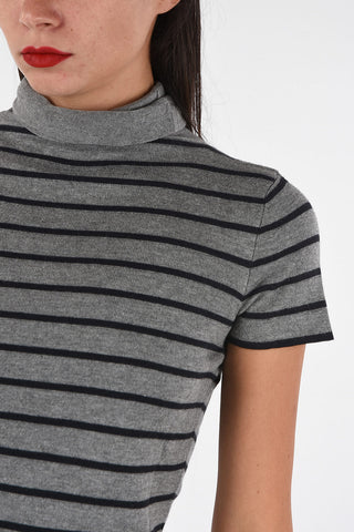 COLLEZIONI Striped Knitted T-shirt
