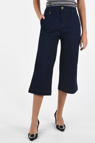 ARMANI JEANS Wide Leg Capri Jeans