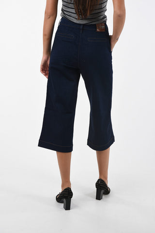 ARMANI JEANS Wide Leg Capri Jeans