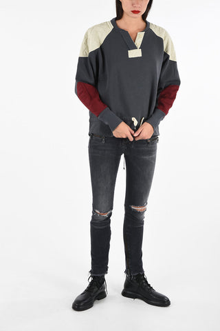 ETOILE henley sweatshirt NIFEN with Drawstring