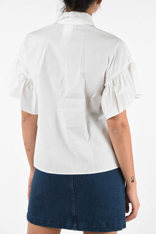 WEEKEND Shirt ANAGNI with Floral Embroideries