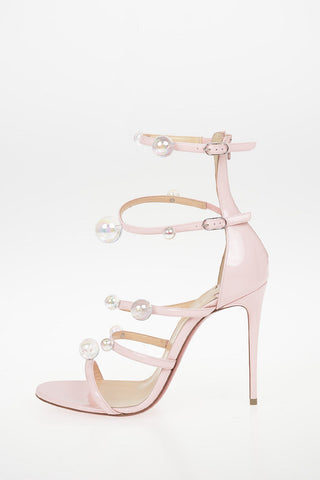 Lacquered Leather ATONANA Sandals 10cm