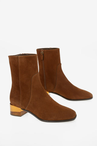 Suede CLODETTE Booties 4cm