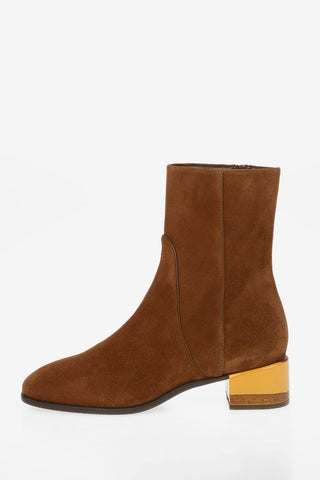 Suede CLODETTE Booties 4cm