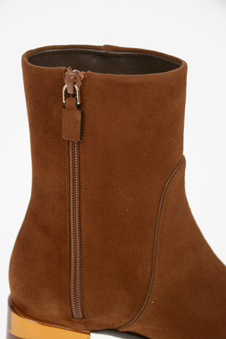 Suede CLODETTE Booties 4cm