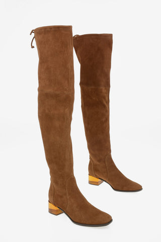 Over the Knee CHAROLET Suede Boots 4cm