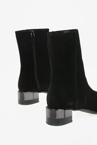 Suede CLODETTE Booties 4cm
