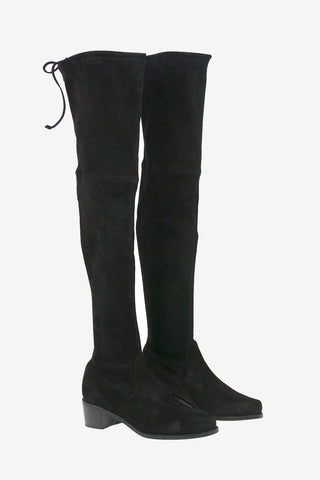 Stivali Pull On Sopra al Ginocchio MIDLAND in Suede 4.5CM
