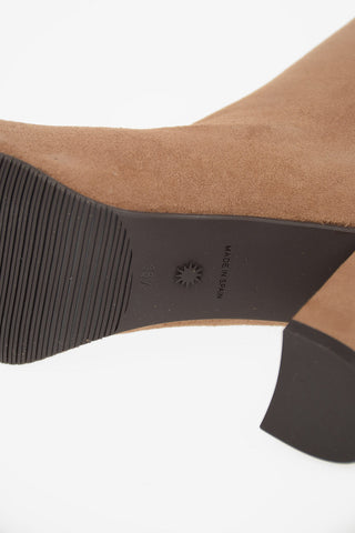 Stivali Pull On Sopra al Ginocchio KIMBERLY in Suede 8.5cm