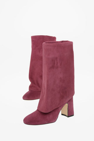 Suede LUCINDA Pull On Boots 9cm