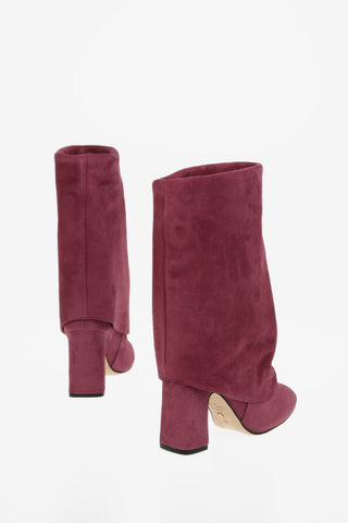 Suede LUCINDA Pull On Boots 9cm