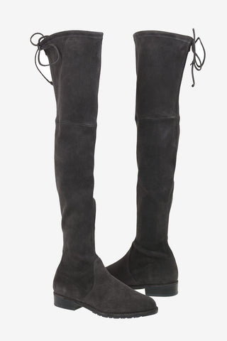 Stivali Pull On Sopra al Ginocchio LOWLAND in Suede