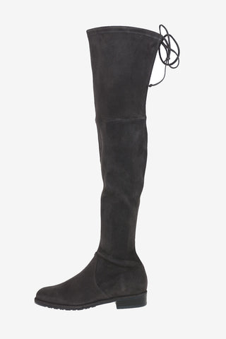 Stivali Pull On Sopra al Ginocchio LOWLAND in Suede