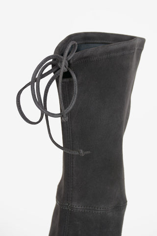Stivali Pull On Sopra al Ginocchio LOWLAND in Suede