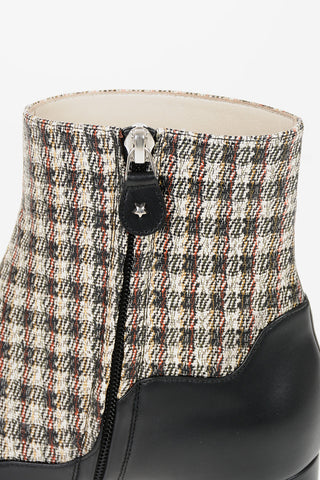 5cm Waxed Fabric BABY GIRL Ankle Boot