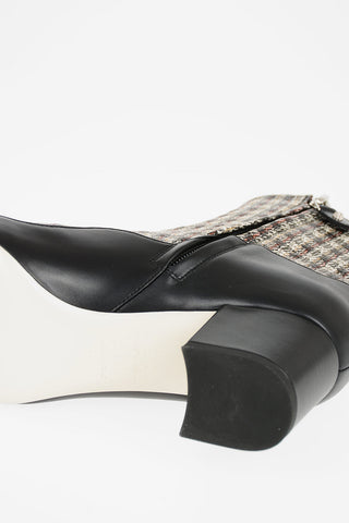 5cm Waxed Fabric BABY GIRL Ankle Boot