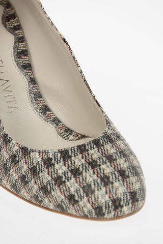 8cm faux leather Mary Jane pumps