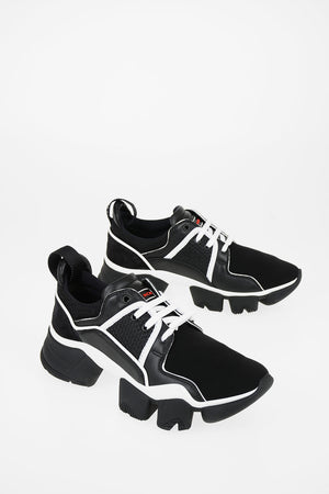 leather and neoprene Sneakers
