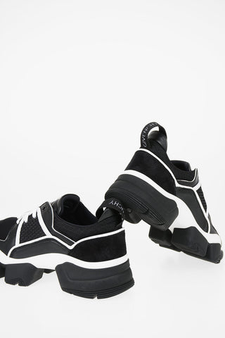 leather and neoprene Sneakers
