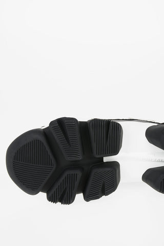 leather and neoprene Sneakers