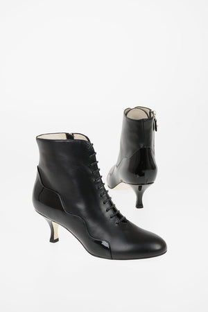 6cm Leather WAVE Ankle Boot