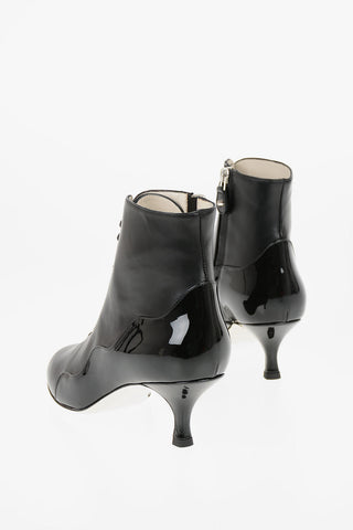 Tronchetto WAVE in Pelle 6cm
