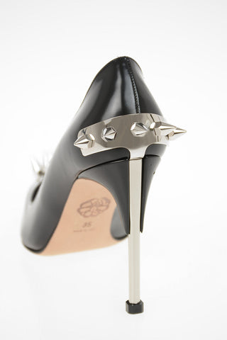 10 cm leather Pumps