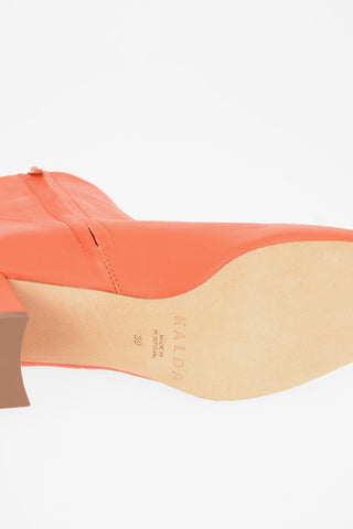 6cm Leather MARTI Ankle Boot