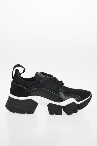 leather and neoprene Sneakers