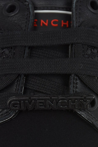 leather and neoprene Sneakers