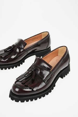 leather CATRINA Kiltie loafers