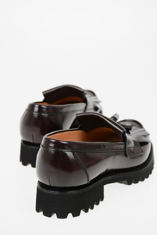 leather CATRINA Kiltie loafers