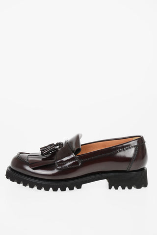 leather CATRINA Kiltie loafers