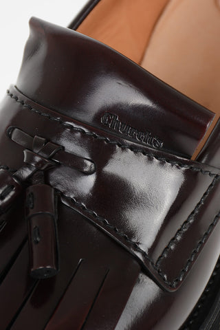 leather CATRINA Kiltie loafers