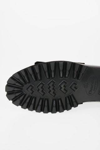 leather CATRINA Kiltie loafers