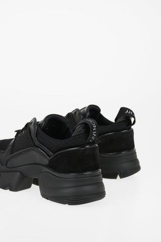 leather and neoprene Sneakers