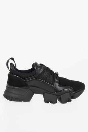 leather and neoprene Sneakers