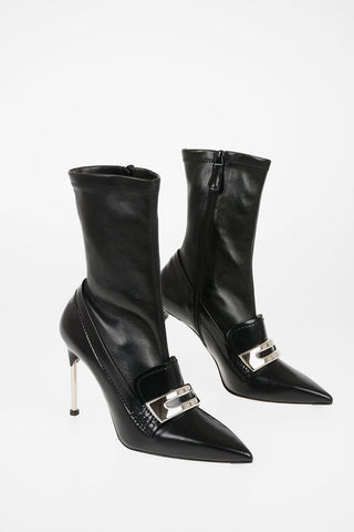 10cm Leather WATSON Sock Ankle Boot