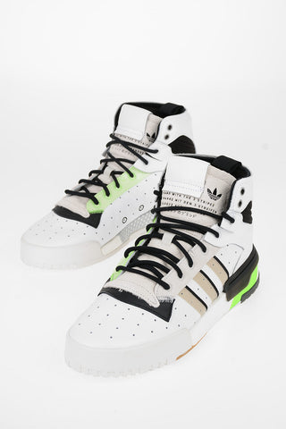 Leather High-top Sneakers