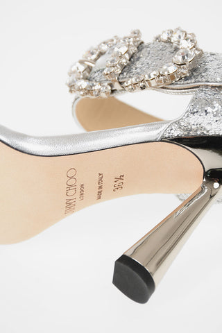 Sandali ankle-strap Glitter 8cm