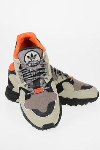 Leather and Fabric ZX TORSION Sneakers