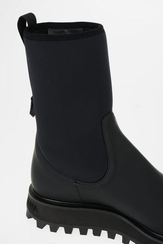 Stivaletti VULCANO in pelle e neoprene
