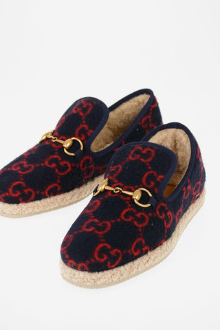Wool All Over Logo Slip On