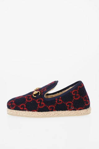 Wool All Over Logo Slip On