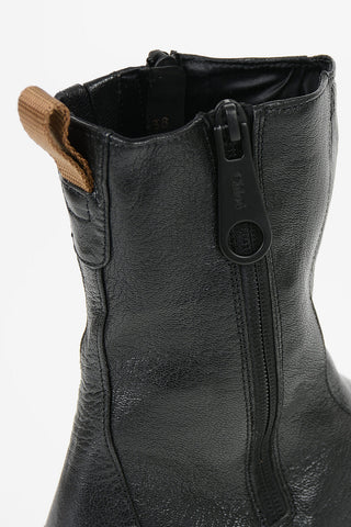High-top Sneakers in pelle